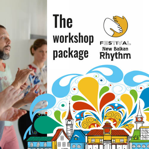 The weekend package - workshops, food, accommodation, New Balkan Rhythm festival crowdfunding campaign - 190 EUR