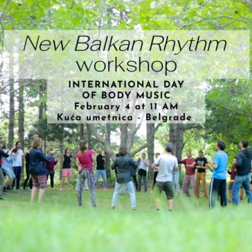 International Day of Body Music - New Balkan Rhythm workshop - photo Boris Radivojkov
