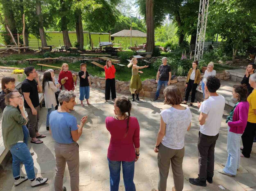 2025 05 24 Vilma AWb workshop at Bahnhof Leisnig; photo: Bahnhof Leisnig team